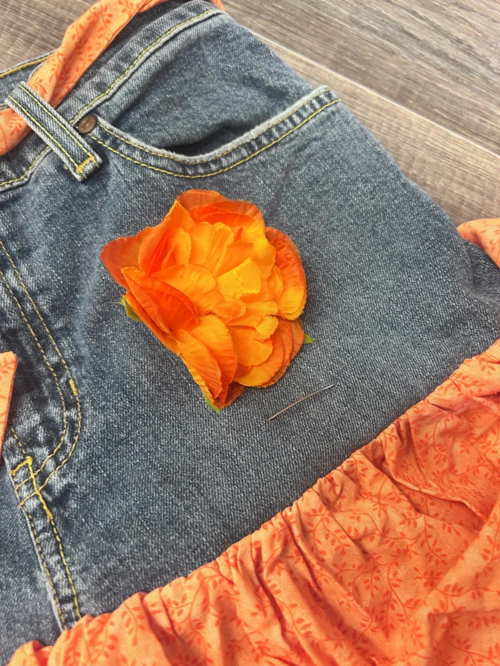Old Navy girls orange